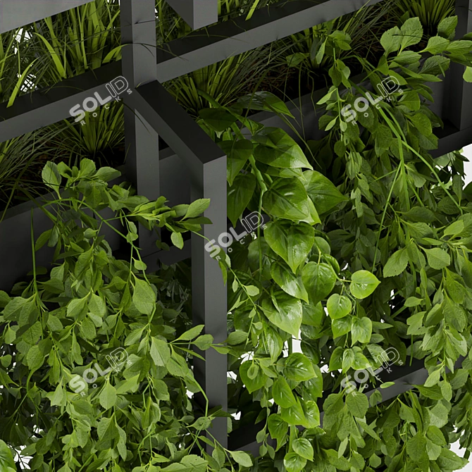 Elegant Hanging Plant Collection 3D model image 5