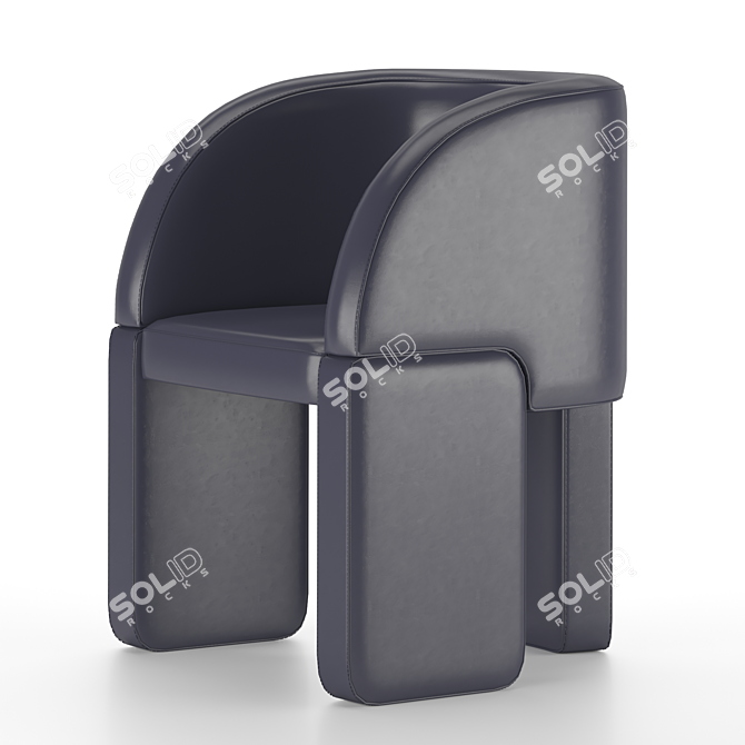 Lazybones: Stylish and Relaxing Chair 3D model image 2