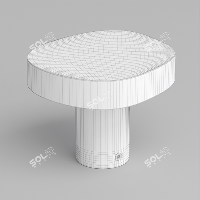 Title: LGD-SWAMP-BOLL-H100-7W Luminaire 3D model image 3