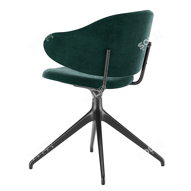 Modern Calligaris HOLLY Chair: Stylish and Comfortable 3D model image 2