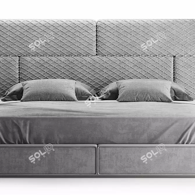 Luxury Italian Designer Cornelio Cappellini Hug Sofa 3D model image 2