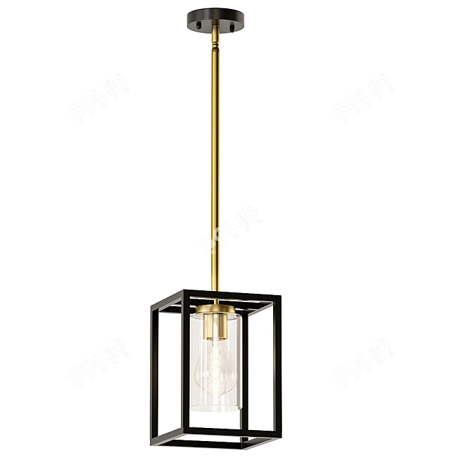 Modern LED Pendant Light: Upper Strode 3D model image 1