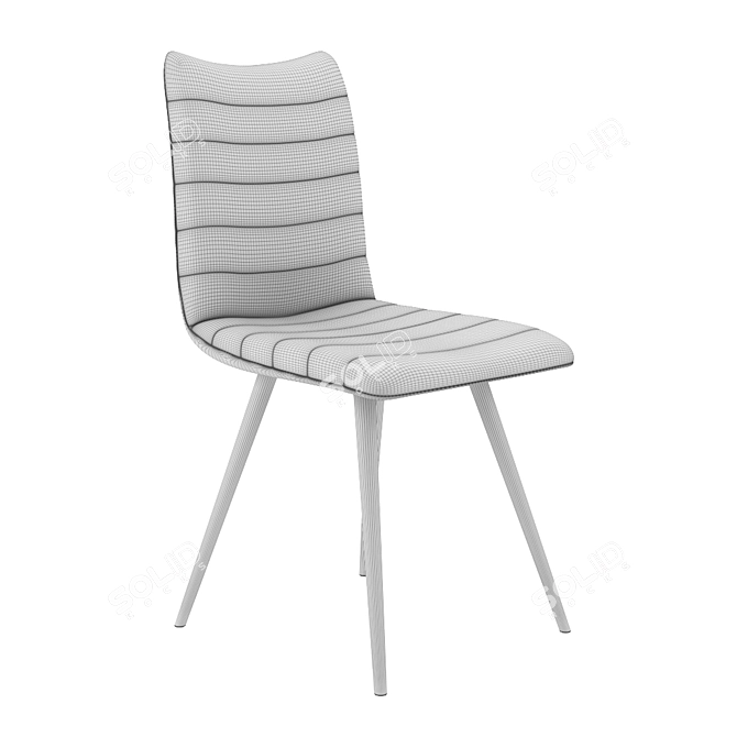 Stylish Chair Vince - Variety of Colors Available 3D model image 4