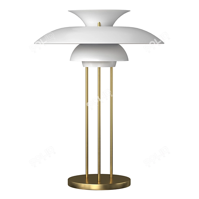 Elegant PH 5 Table Lamp 3D model image 1