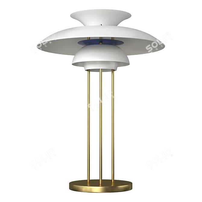 Elegant PH 5 Table Lamp 3D model image 2