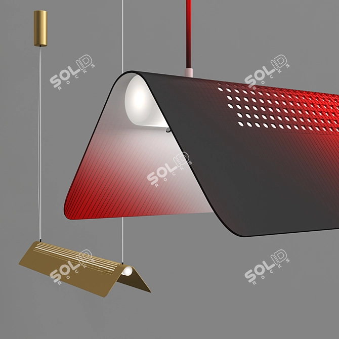 Stylish Design Lamp: STUFFY 3D model image 2