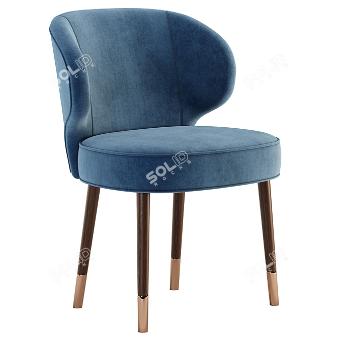 Sleek Comfort: Easy Chair 3D model image 3