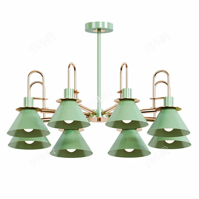 Elegant Impress Pendant Light 3D model image 1