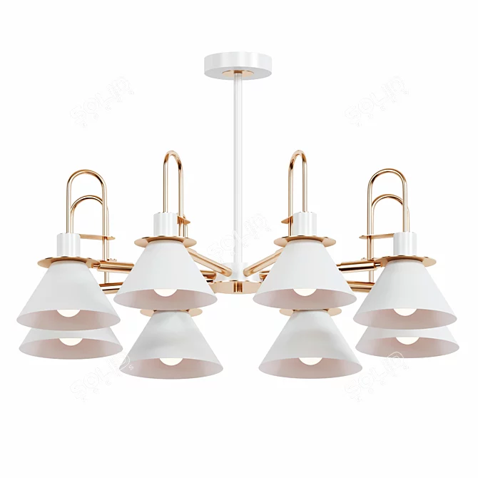 Elegant Impress Pendant Light 3D model image 2