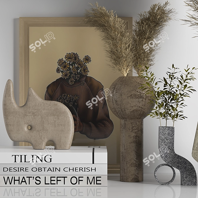 Modern Decorative Set - 2015 Version 3D model image 5