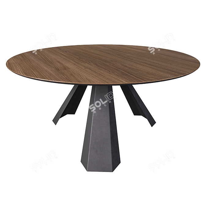 Elegant Eliot Round Table: Luxury Design 3D model image 4