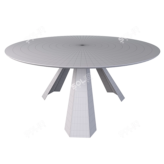 Elegant Eliot Round Table: Luxury Design 3D model image 5