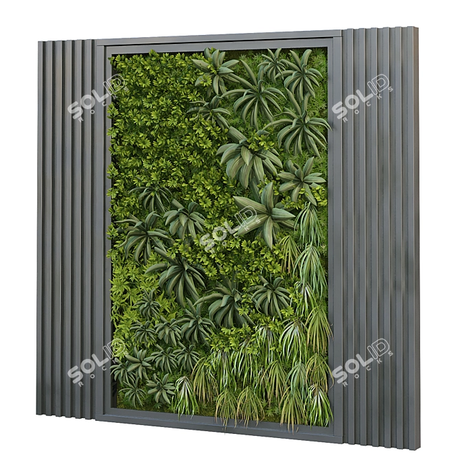 GreenWall 262: Vertical Plant Set 3D model image 2