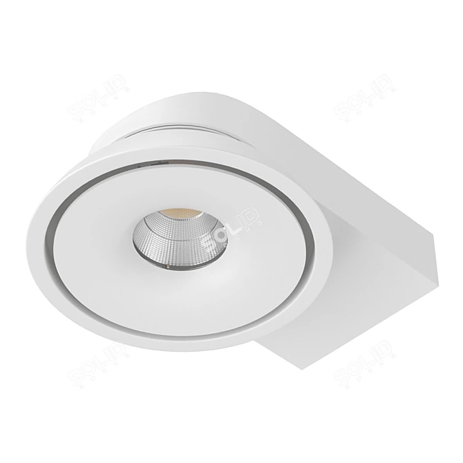 Orbit Slim: Rotatable Wall Light 3D model image 1