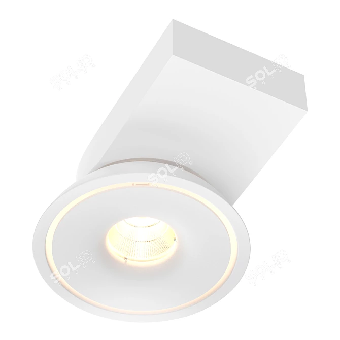 Orbit Slim: Rotatable Wall Light 3D model image 3