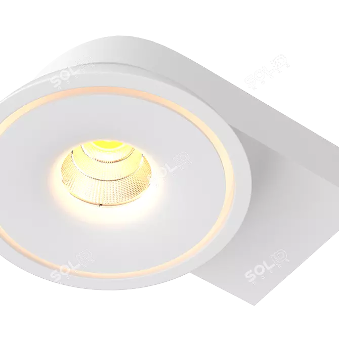 Orbit Slim: Rotatable Wall Light 3D model image 4