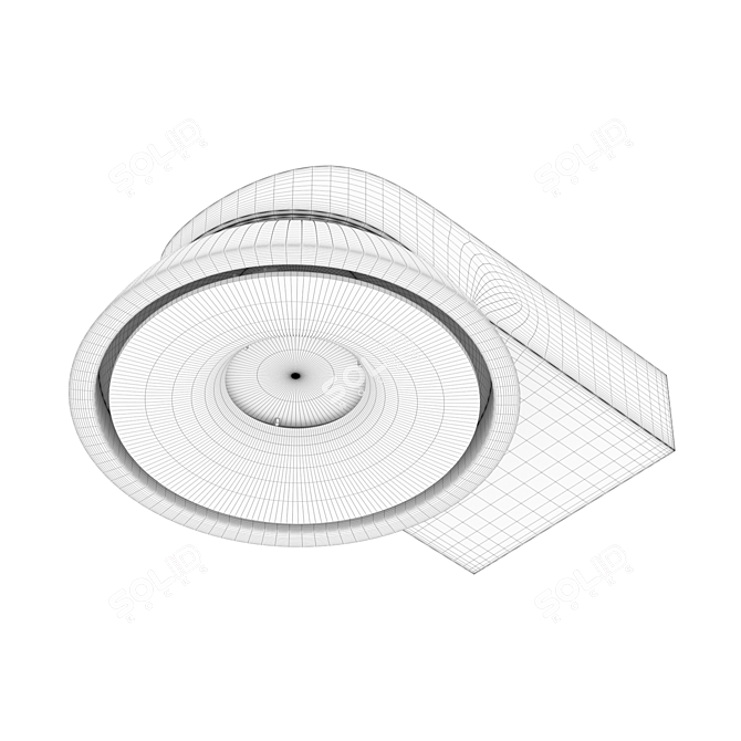 Orbit Slim: Rotatable Wall Light 3D model image 5