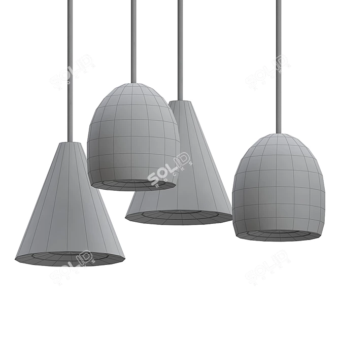 Diego Modern Design Lamp 3D model image 2