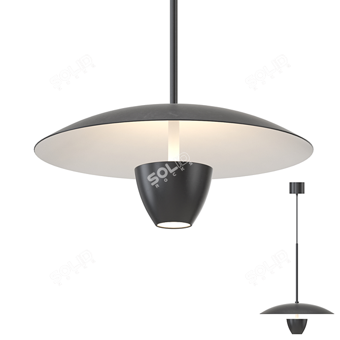 Reflect LED Pendant Lamp 3D model image 1