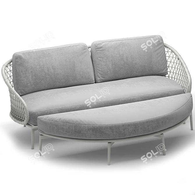 Outdoor DreamSeat Cuddle Sofa 3D model image 5
