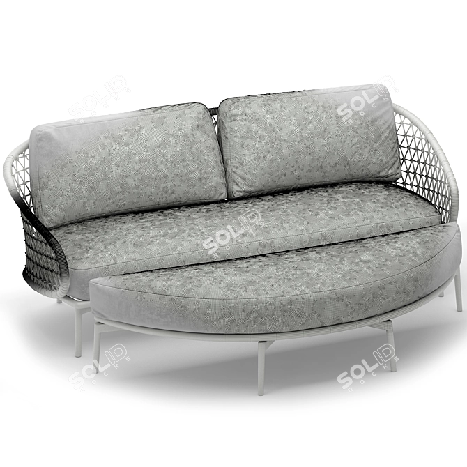 Outdoor DreamSeat Cuddle Sofa 3D model image 6