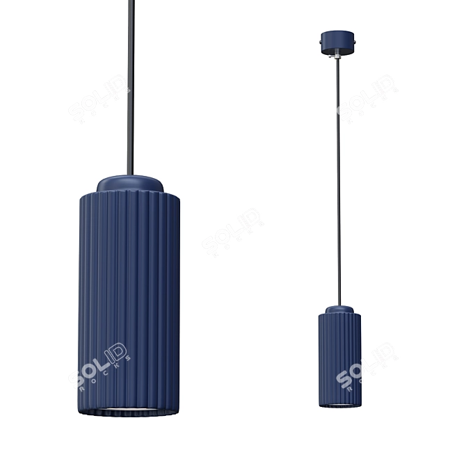 Modern Pendant Light Fixture 3D model image 5