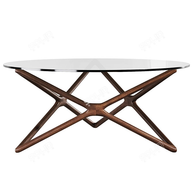 Modern Solid Coffee Table by Corner Design 3D model image 1