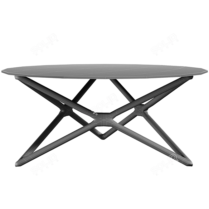 Modern Solid Coffee Table by Corner Design 3D model image 6
