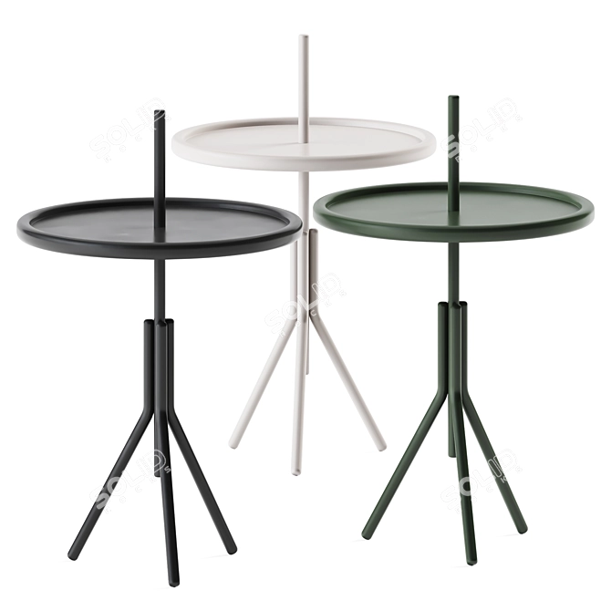 Inu Side Table: Sleek and Stylish 3D model image 1