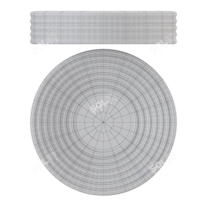 Modern LED Ceiling Lamp MARETA 3D model image 3