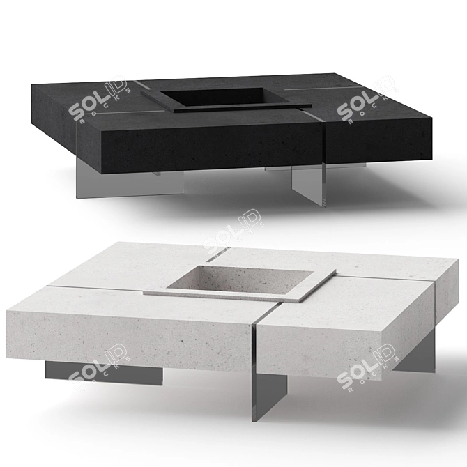 Cosmo Beton Coffee Table 3D model image 1