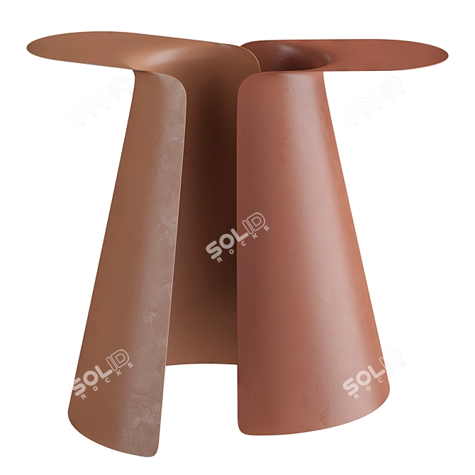 Modular Metal Side Table 3D model image 4