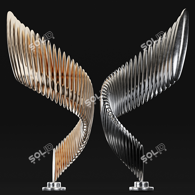 Title: Elegant Turbosmooth Sculpture 3D model image 1