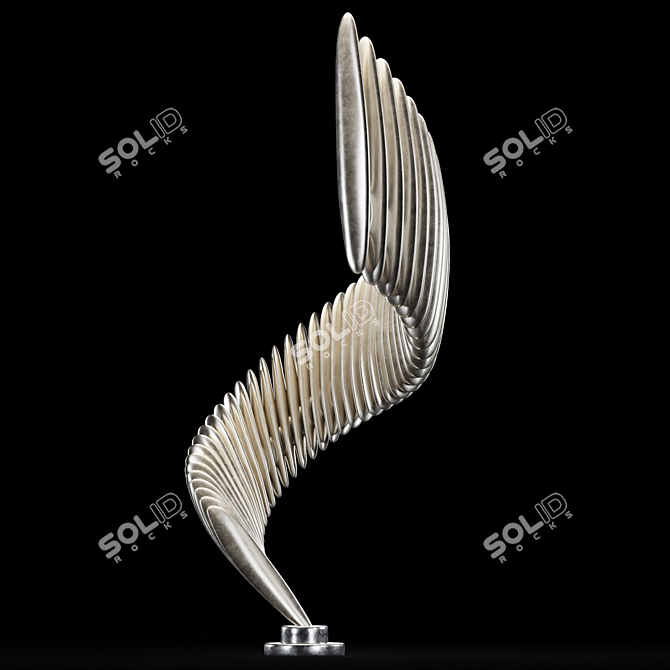 Title: Elegant Turbosmooth Sculpture 3D model image 2