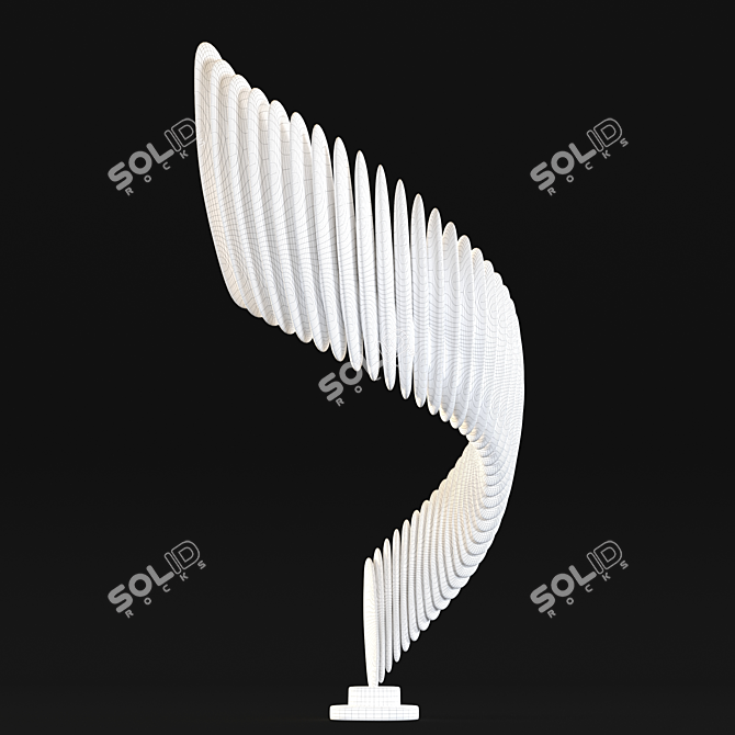 Title: Elegant Turbosmooth Sculpture 3D model image 3