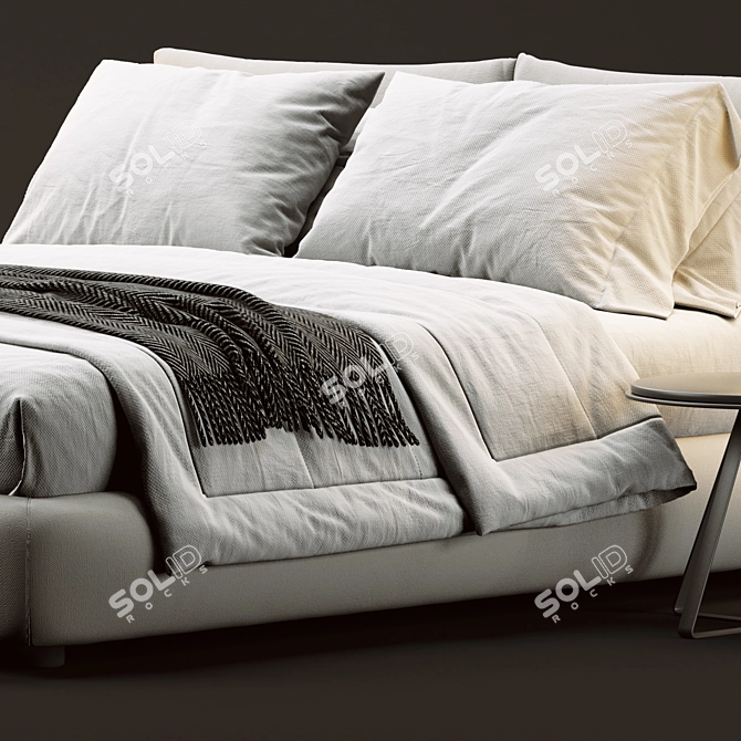 Luxury Dream Bed: Poliform 3D model image 3