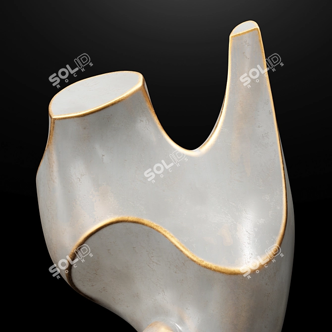 Elegant Pirouette: Italian Marble Sculpture 3D model image 4