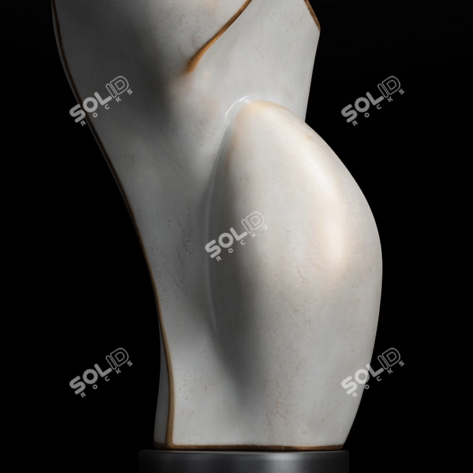 Elegant Pirouette: Italian Marble Sculpture 3D model image 5