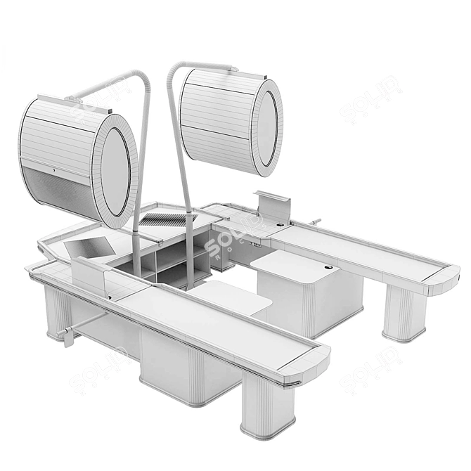 SecureCash Box 3D model image 5