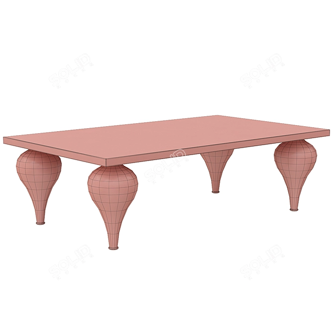 Elegant Palermo Coffee Table 3D model image 2