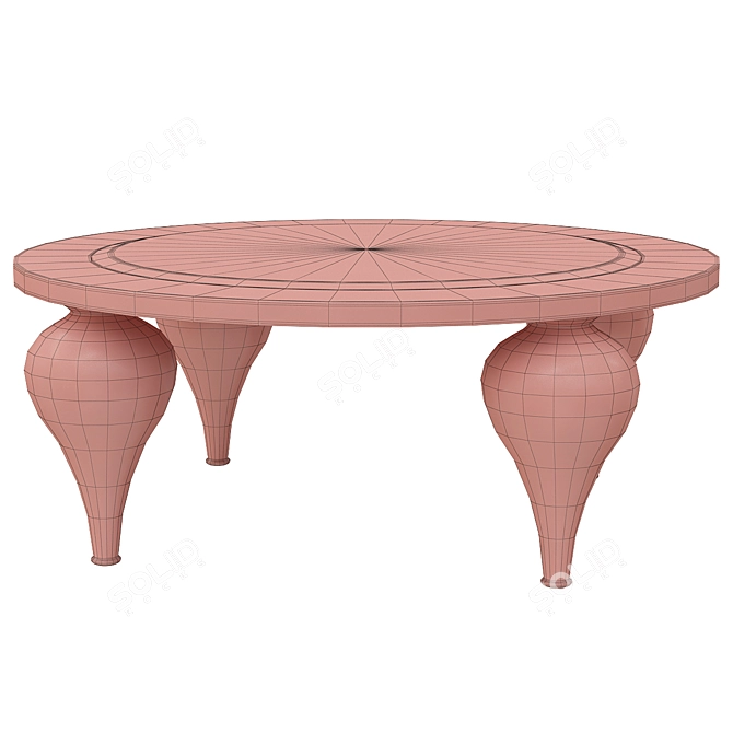 Palermo 2 Coffee Table: Sleek and Stylish 3D model image 4