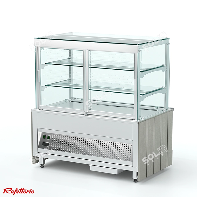 RC3 Capital Confectionery Refrigerated Showcase 3D model image 2