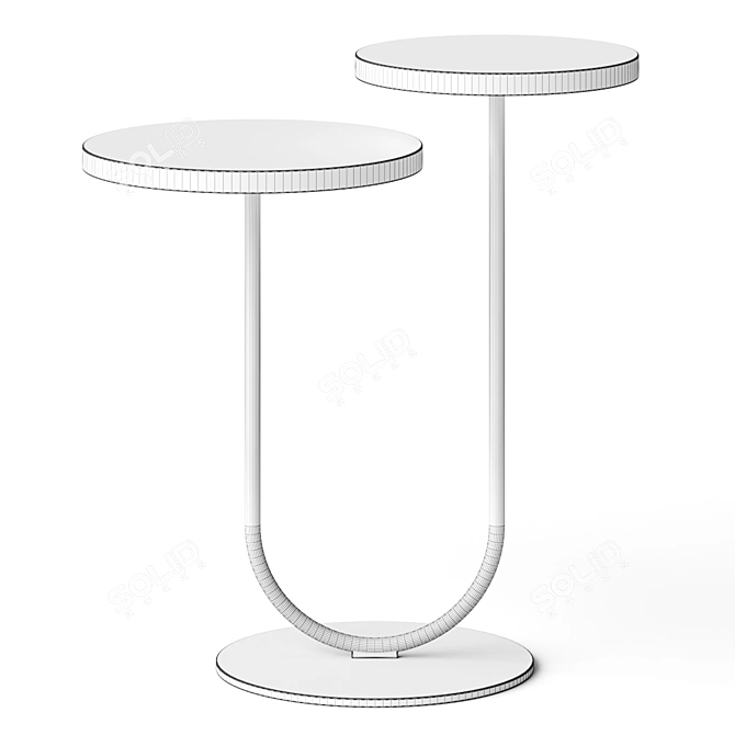 Cosmo Coffee Side Table: Stylish & Versatile 3D model image 2