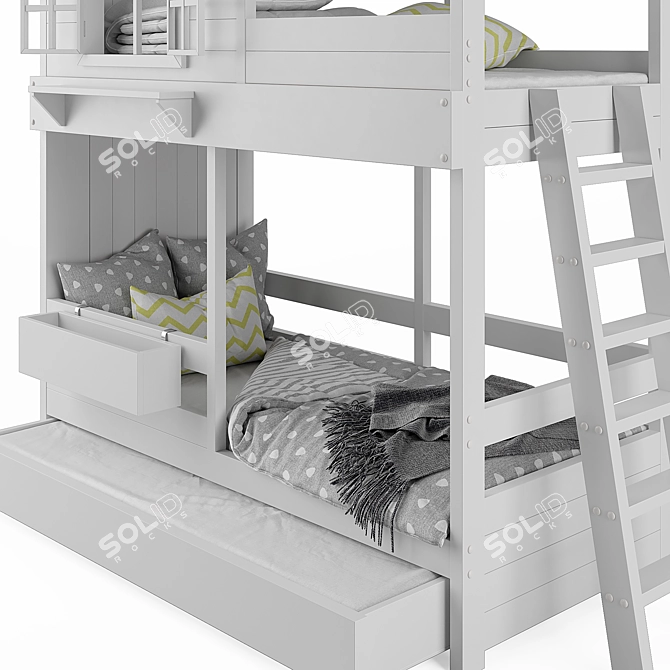 My Place: Bukwood Bed-House 3D model image 5