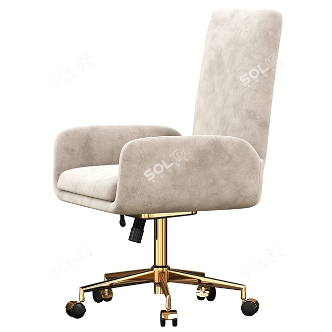 Modern MidMod Manager Chair 3D model image 3
