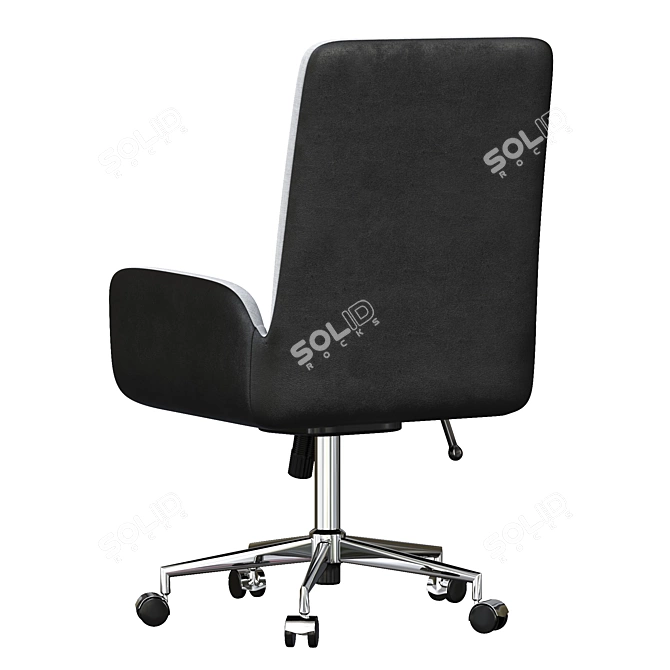 Modern MidMod Manager Chair 3D model image 11