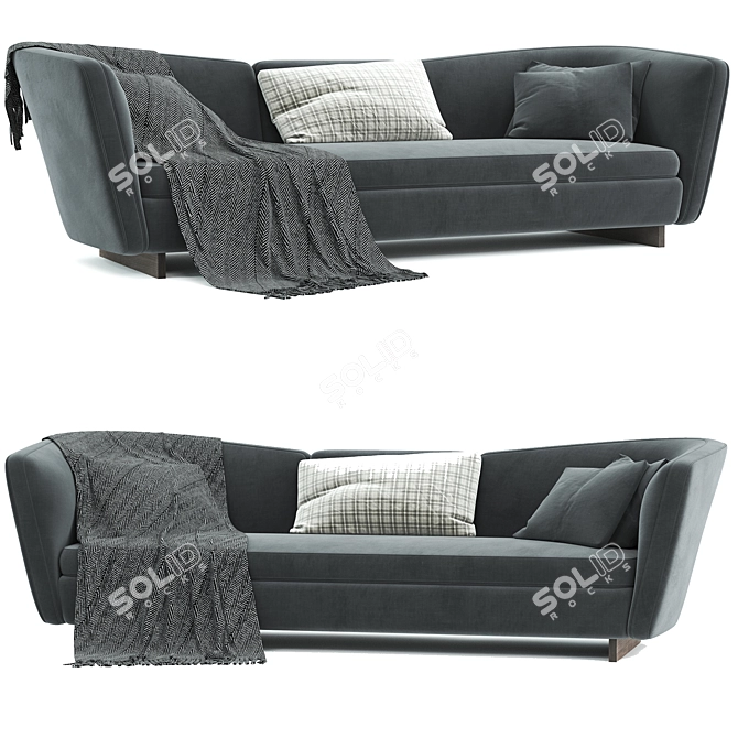 Minotti Seymour: Modern Designer Sofa 3D model image 1