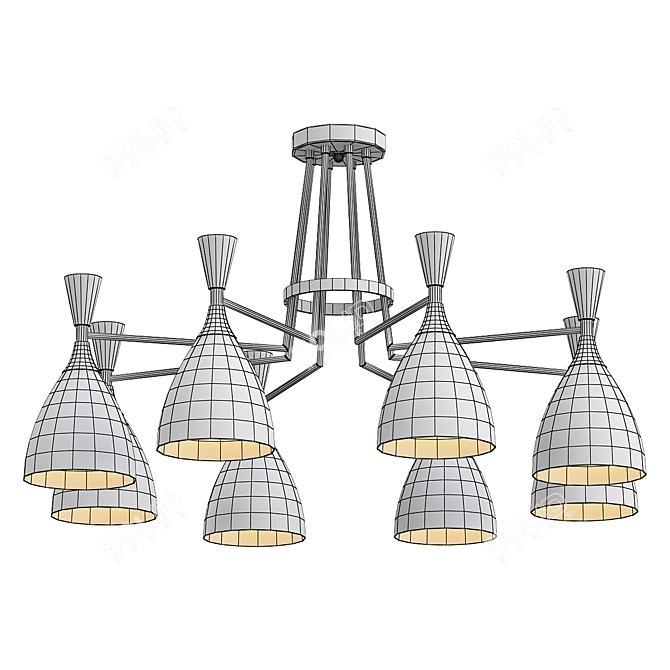 Lumion Oliver 4494: Elegant Ceiling Chandelier 3D model image 2