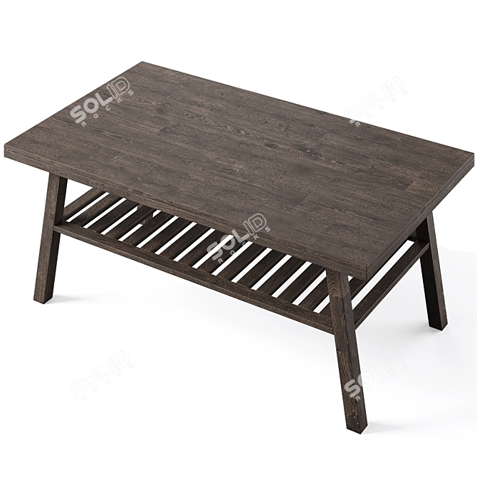 Brooklyn Oak Coffee Table 3D model image 4