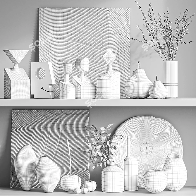 Inspired Decor Set: GARDECO 3D model image 3